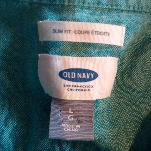 🛍️ BUNDLE ONLY 🛍️Old Navy Teal Women's Button Down Shirt - Picture 4 of 6